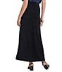 NYDJ Lift Tuck® Technology Maxi A-Line Skirt, Color:Overdye Black - Image 2