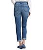NYDJ Margot Rolled Cuff Girlfriend Jeans, Color:Cascade Wave - Image 2