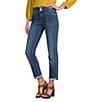 NYDJ Margot Stretch Denim Double Button Cuffed Girlfriend Jeans, Color:Lake Notre - Image 1