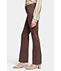Color:Coffee Bean - Image 3 - Marilyn 5-Pocket Straight Leg Stretch Denim Jeans