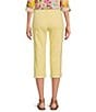 Color:Mimosa - Image 2 - Marilyn Cuffed Cool Embrace® Cropped Denim Jeans