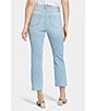 Color:Influence - Image 2 - Marilyn High Rise Straight Leg Curve Shaper Cropped Denim Jean