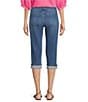 NYDJ Marilyn Cool Embrace® Stretch Denim Slim Straight Mid Rise Capri Stretch Jeans - Image 2