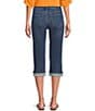 NYDJ Marilyn Cool Embrace® Stretch Denim Slim Straight Mid Rise Capri Stretch Jeans - Image 2