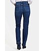 NYDJ Marilyn Stitching Straight Leg High Waisted Jeans, Color:Jordan - Image 2