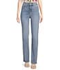 NYDJ Marilyn Stitching Straight Leg High Waisted Jeans, Color:Haley - Image 1