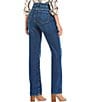 NYDJ Marilyn Straight Leg Mid Rise Jeans, Color:Presidio - Image 2