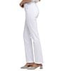 NYDJ Marilyn Stretch Denim Lift Tuck® Straight Leg Jeans, Color:Optic White - Image 3