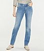 Color:Quinta - Image 1 - Marilyn Waist Match Straight Leg Jeans