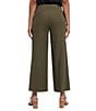 NYDJ Morgan Wide Leg Cropped Trouser Pants, Color:Bay Leaf - Image 2