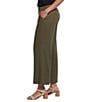 NYDJ Morgan Wide Leg Cropped Trouser Pants, Color:Bay Leaf - Image 3