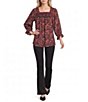 NYDJ Petite Size Barbara Denim High Rise Bootcut Jeans - Image 3