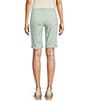 NYDJ Petite Size Briella Rolled-Cuff Denim Shorts, Color:Tomatillo - Image 2