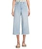 NYDJ Petite Size Brigitte High Waisted Wide Leg Capri Jeans, Color:Clear Waters - Image 1