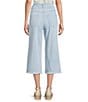 NYDJ Petite Size Brigitte High Waisted Wide Leg Capri Jeans, Color:Clear Waters - Image 2
