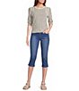 NYDJ Petite Size Chloe Capri Side Slit Jeans - Image 5