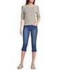 NYDJ Petite Size Chloe Capri Side Slit Jeans - Image 5