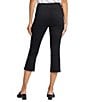 NYDJ Petite Size Lift Tuck® Technology High Rise Skinny Leg Capri Jeans, Color:Black - Image 2