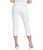 NYDJ Petite Size Lift Tuck® Technology High Rise Skinny Leg Capri Jeans, Color:Optic White - Image 2