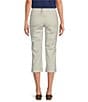 NYDJ Petite Size Marilyn Lift Tuck® Technology Palencia Stripe Straight Cuff Crop Jeans, Color:Palencia Stripe - Image 2