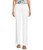 Color:Optic White - Image 1 - Petite Size Marilyn Ankle Straight Jeans