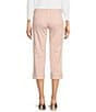 NYDJ Petite Size Marilyn Cuffed Cool Embrace® Capri Denim Jeans, Color:Crystal Pink - Image 2