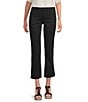 NYDJ Petite Size Marilyn Lift Tuck® Technology Straight Leg Jeans, Color:Black - Image 1