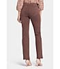 NYDJ Petite Size Marilyn Straight Leg Ankle Length Jeans, Color:Coffee Bean - Image 2