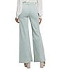 NYDJ Petite Size Mia Lift Tuck® Technology High-Rise Flare Leg Denim Jeans, Color:Tomatillo - Image 2