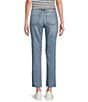 NYDJ Petite Size Sheri Lift Tuck® Frayed Hem Ankle Jean, Color:Blue Valley - Image 2