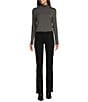 NYDJ Petite Size Sheri Lift Tuck® Stretch Denim Slim Leg High Rise Jean, Color:Houndstooth - Image 3