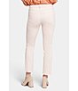 Color:Carnation - Image 6 - Petite Size Sheri Slim Fit Mid Rise Ankle Stretch Denim Jeans