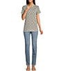 Color:Haley - Image 3 - Petite Size Sheri Slim Tonal Stitch High Rise Jeans