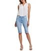 NYDJ Petite Size Sophie Bike Capri Jeans, Color:Canary Beach - Image 4