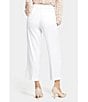 NYDJ Petite Size Stretch Linen Blend High Rise Wide Leg Cargo Crop Pants - Image 2