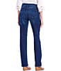 Color:Cooper - Image 2 - Petite Size Marilyn Straight Leg Tonal Stitch Jeans