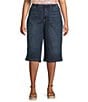 NYDJ Plus Size Amelia Culottes Denim Jeans, Color:Rio Rapids - Image 1
