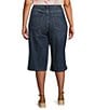 NYDJ Plus Size Amelia Culottes Denim Jeans, Color:Rio Rapids - Image 2