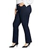 NYDJ Plus Size Barbara Bootcut High Rise Stretch Denim Jeans, Color:Rinse - Image 3