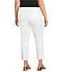 NYDJ Plus Size Billie Mini Bootcut Ankle Jeans, Color:Optic White - Image 4