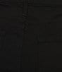 NYDJ Plus Size Briella Rolled Cuff Denim Shorts, Color:Black - Image 4