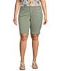 Color:Lily Pad - Image 1 - Plus Size Briella Slimming Shorts