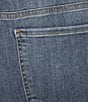 NYDJ Plus Size Briella Stretch Denim Lift Tuck® Mid Rise Roll Cuff Shorts, Color:Barcelona - Image 4