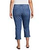 NYDJ Plus Size Chloe Capri Side Slit Jeans - Image 2