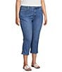 NYDJ Plus Size Chloe Capri Side Slit Jeans - Image 3