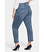 Color:Prelude - Image 2 - Plus Size High Rise Slim Bootcut Ankle Jeans