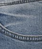 Color:Corfu - Image 4 - Plus Size High Waisted Wide Leg Capri Jeans