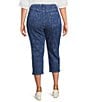 NYDJ Plus Size Joni Relaxed High Rise Crop Jeans, Color:Indigo Bella Fontaine - Image 2