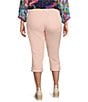 NYDJ Plus Size Marilyn Cool Embrace® Denim Straight Leg Cuffed Cropped Jeans, Color:Crystal Pink - Image 2