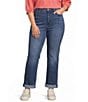 NYDJ Plus Size Marilyn Straight Leg Triple Stitching Jeans - Image 1